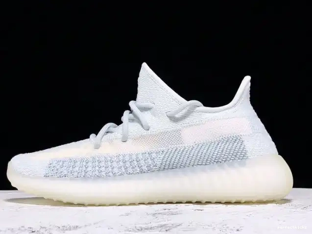 White Adidas Reflective Boost FW5317 Yeezy 350 V2 Cloud 0501